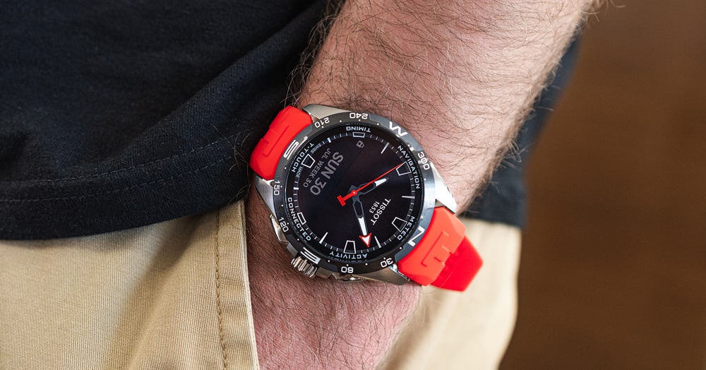 hodinky Tissot T-Touch Connect solar na pánské ruce